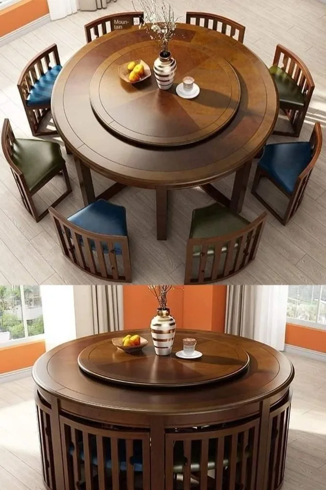 Sheesham Wood Dining Table Set - Product Details